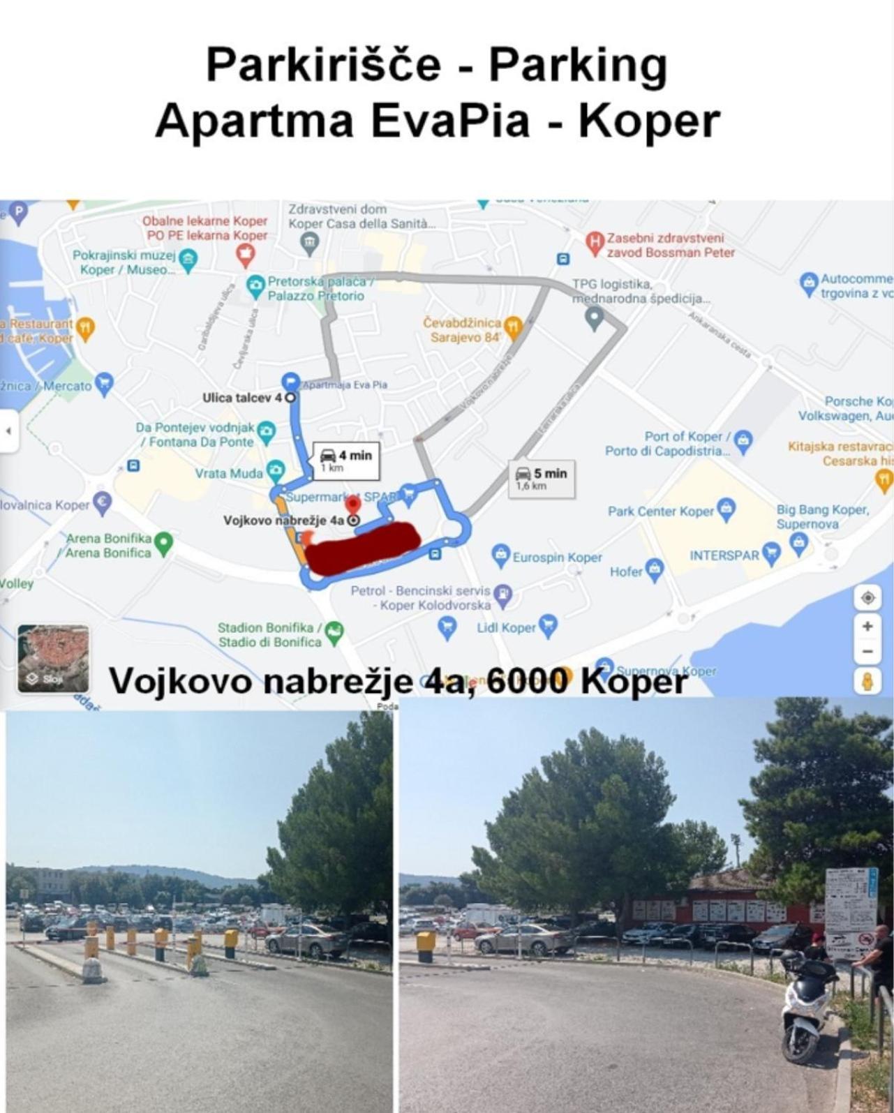 Apartmaja Eva&Pia Копер Екстер'єр фото